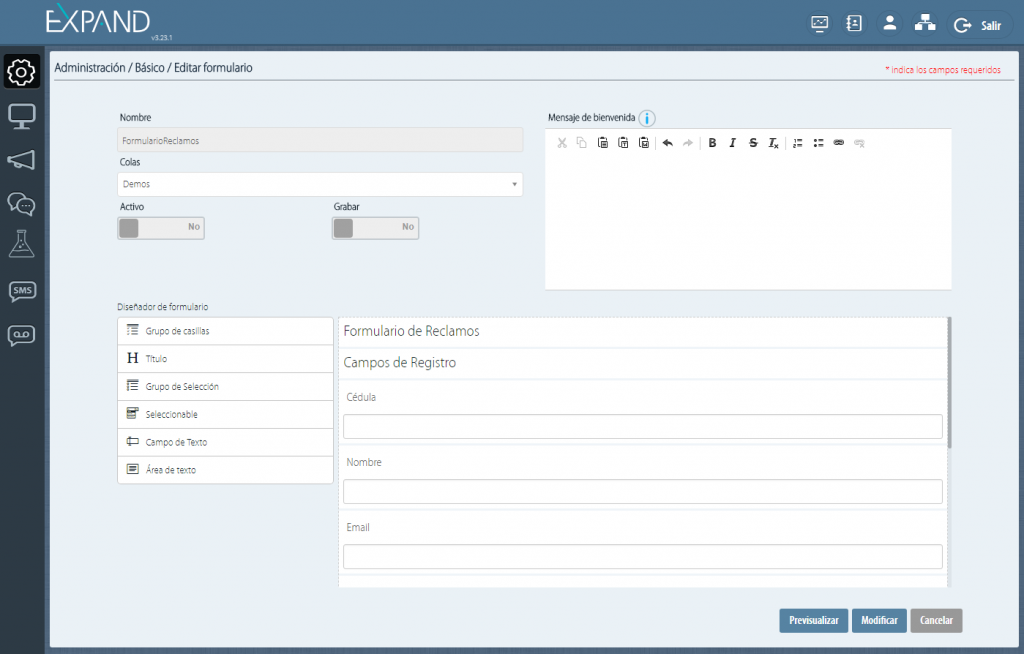 Formularios Web